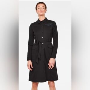 G- Star Raw Black HA Army Dress Size Large